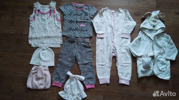 Пакет вещей на девочку 1-1,5 года