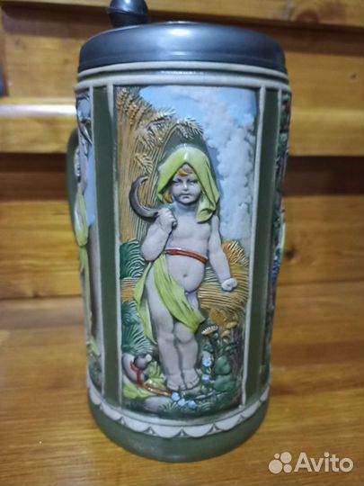 Кружка пивная Времена года Gerz Германия