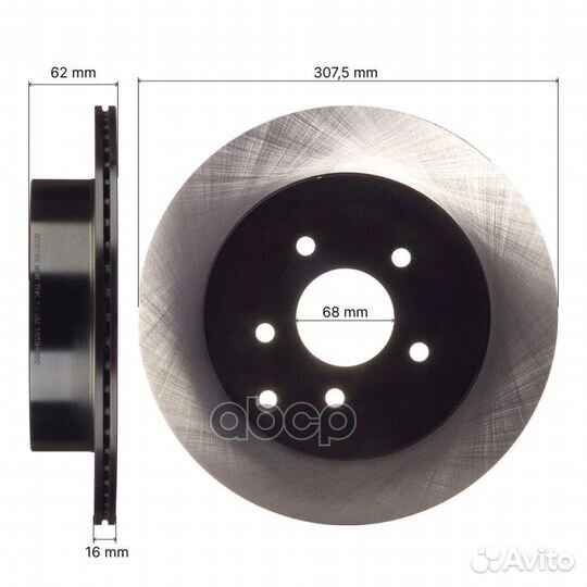 Диск тормозной avantech BR0218S avantech