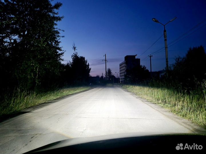 LED лампы мини линзы А80 Н7