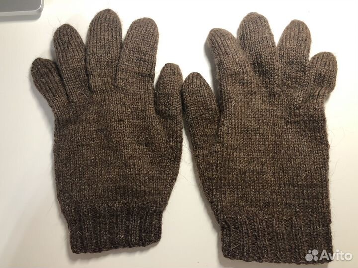 Перчатки мужские вязаные