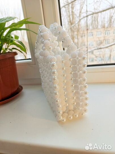 Сумка из бусин ручной работы