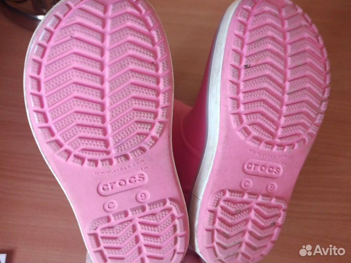 Crocs сапоги для девочки