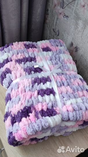 Плюшевый плед для новорожденных