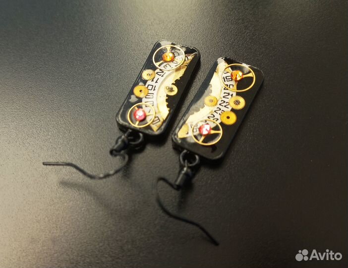 Серьги стимпанк в подарок, День влюбленных