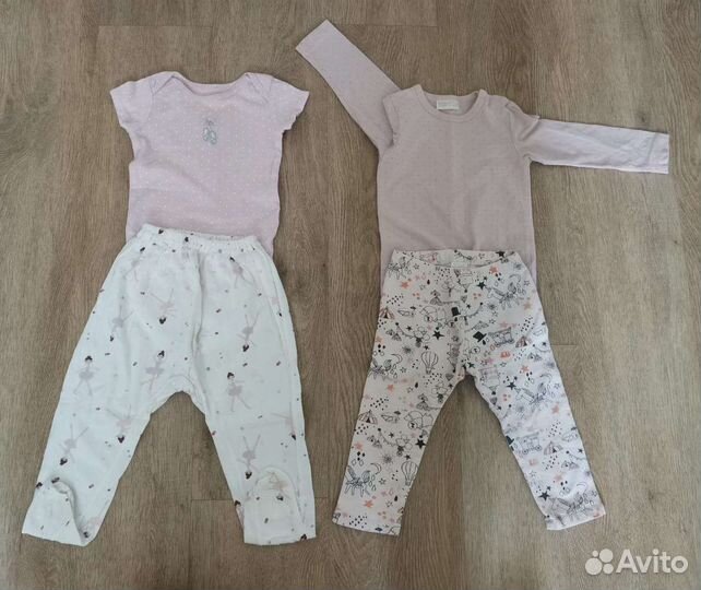 Пакет классных фирменных вещей, рост 74-80-86