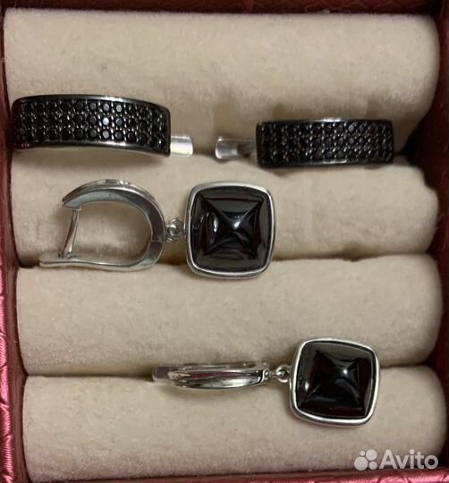 Серебряные серьги