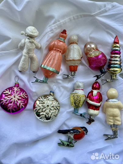 Советские елочные игрушки