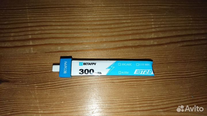 Аккумулятор betafpv 1S 300mAh