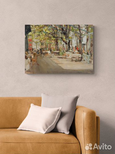 Картина Коровин Константин - Кафе в Ялте