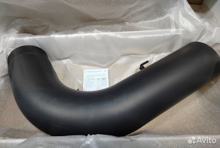 Колено гнутое короткое с шибером и люком