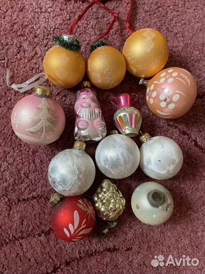 Елочные игрушки СССР