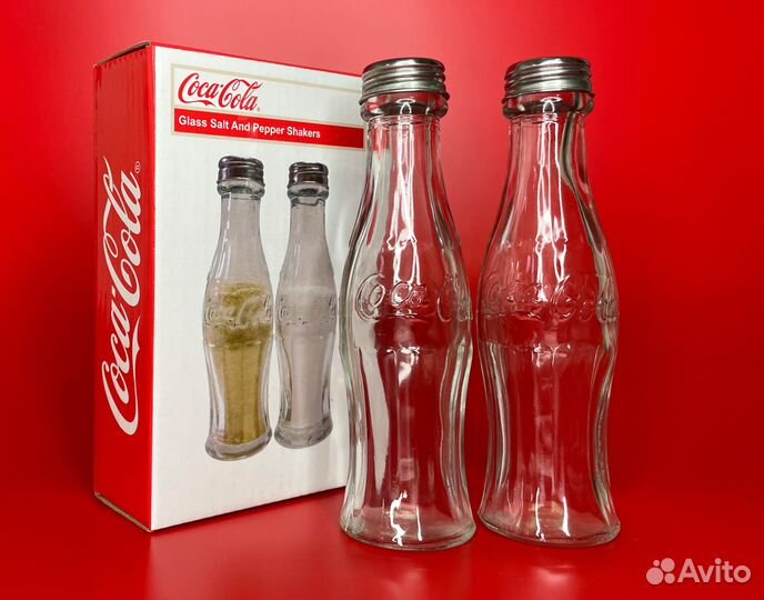 Набор 2 бутылочки Кока кола (соль, перец)