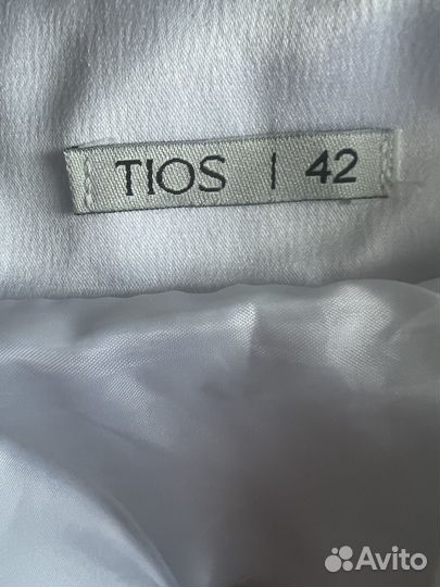 Юбка баллон белая