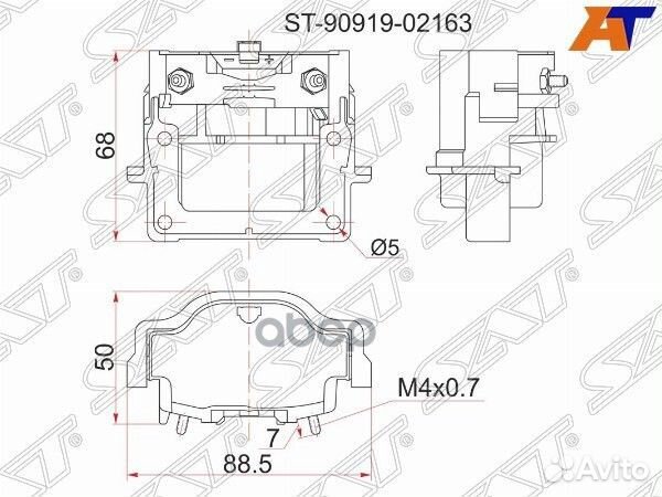 Катушка зажигания toyota 3S-FE -96 ST19#/ST20#