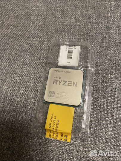 Процессор Ryzen 3 2200g + кулер для процессора