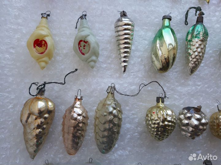 Новогодние елочные игрушки СССР советские