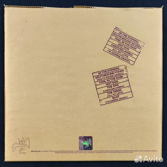 Led zeppelin - In trough the out door