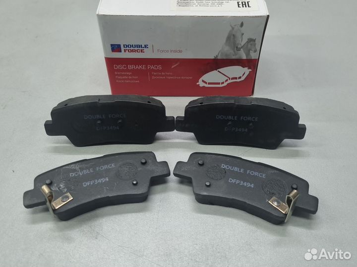 Колодки тормозные задние Solaris / Rio c 2011