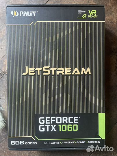 Видеокарта GTX 1060 6gb Palit JetStream