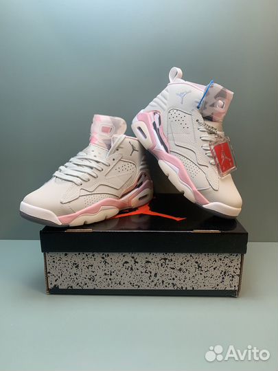 Кроссовки женские Nike Air Jordan 6 Mvp Shy Pink