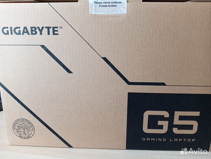 Игровой ноутбук DDR5, i7, rtx 4060 Gigabyte G5