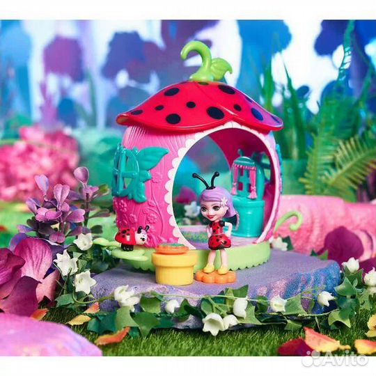 Энчантималс улитка и божья коровка с домиками