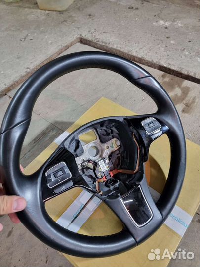 Руль volkswagen touareg nf с подогревом