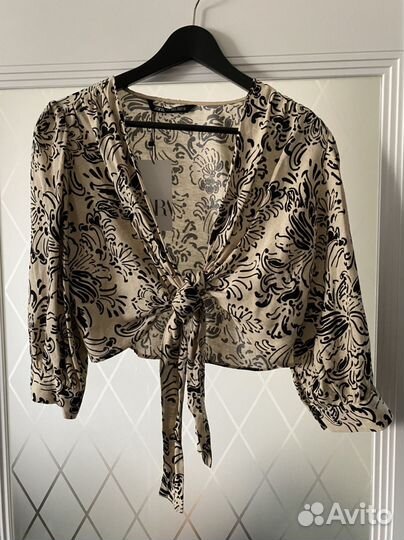 Блуза лен zara