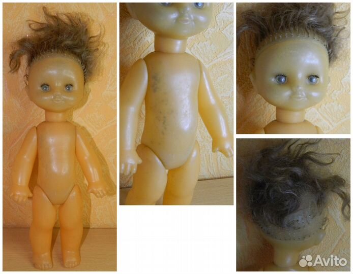 Куклы и игрушки СССР и ГДР, некоторые с дефектами