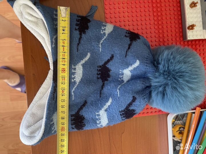 Шапка зимняя 48 размер для мальчика