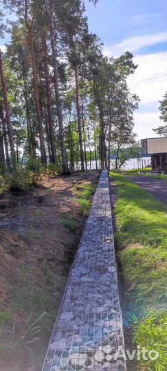 Забор из габионов колонна 100*50мм производство