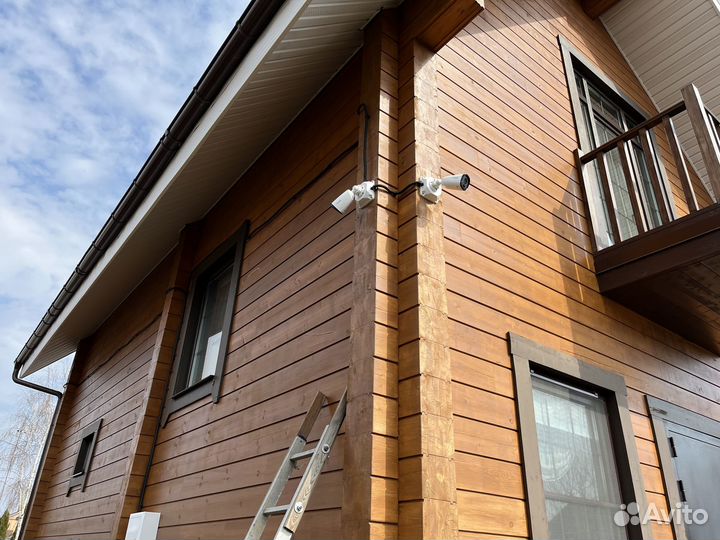 Комплект видеонаблюдения / Установка