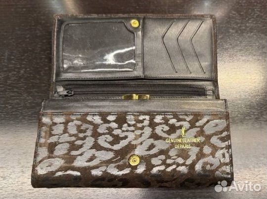 Ysl кожаный кошелек