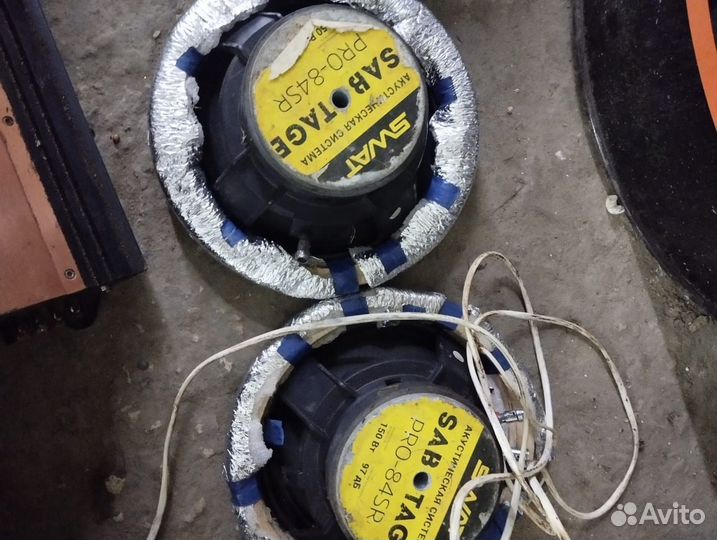 Сабвуфер,усилитель и колонки