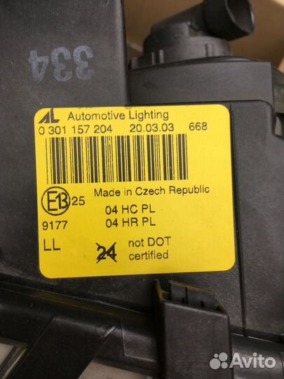 Фара bosch BMW E46 301157204