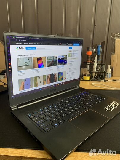 Игровой ноутбук ультрабук MSI GS65