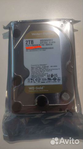 Жесткий диск 2 тб новый WD Gold