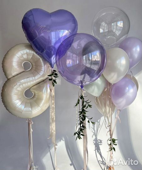 Воздушные шары 8 марта