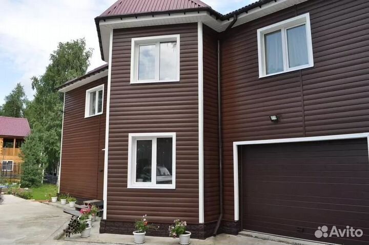 Сайдинг FineBer BlockHouse Extra Acrylic Могано