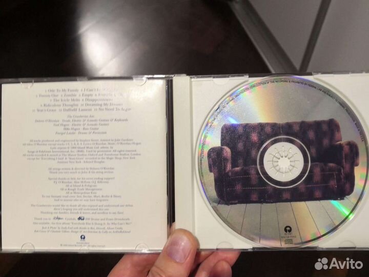 CD диск the crenberries. Альбом,no need to arue
