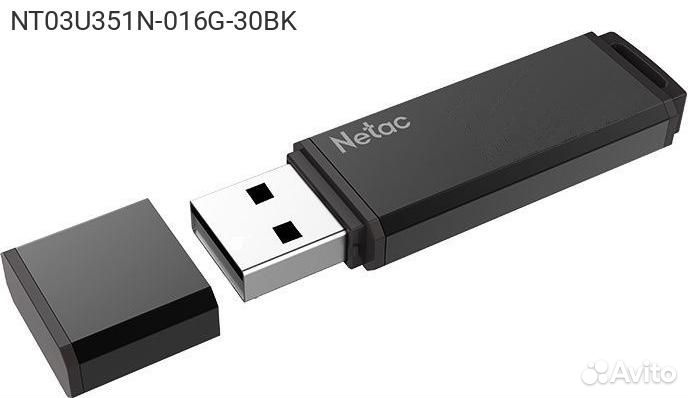 NT03U351N-016G-30BK, USB накопитель Netac U351 USB