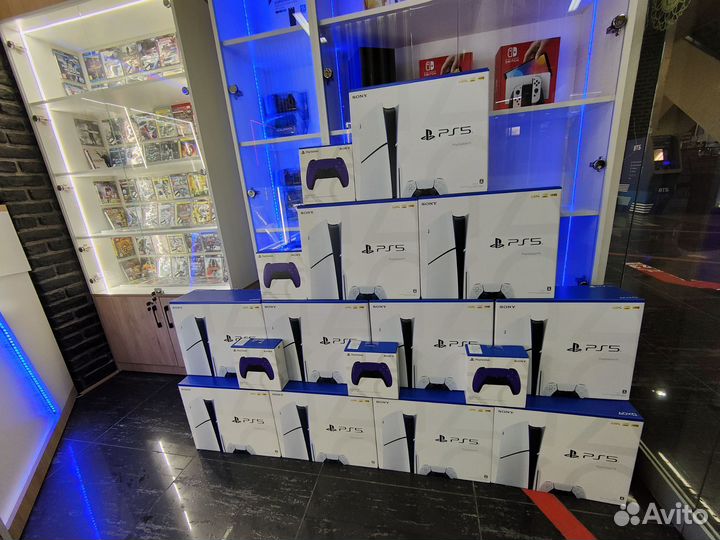 PS5 slim 1tb новая и бу