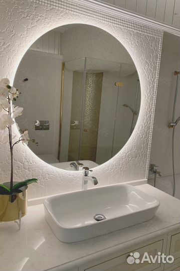 Зеркало с подсветкой прямоугольное