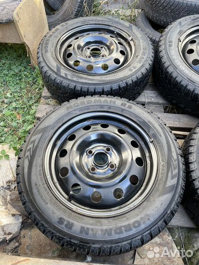 Зимние колеса на кия рио, солярис R15 4/100