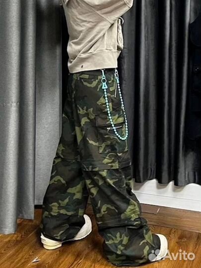 Штаны vetements camo pants