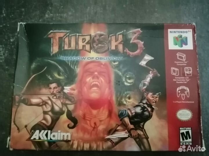 Turok 3:shadow of oblivion N64 Nintendo 64 USA