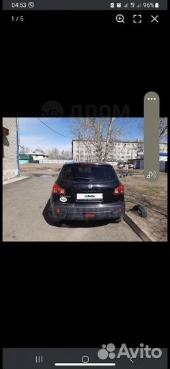 Nissan Qashqai 2.0 CVT, 2007, 200 000 км