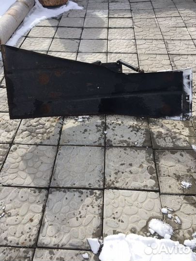 Отвал и навеска на мотоблок для уборки снега