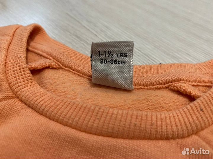 Свитшот для девочки 80 86